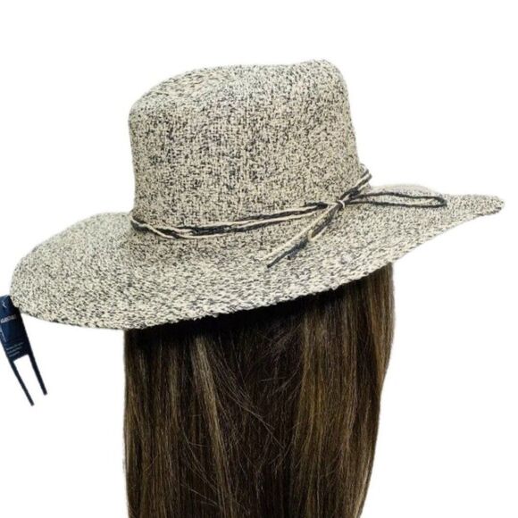 Universal Thread Women’s Tan Wide Brim Adjustable Cooling Sun Hat Fedora - Picture 5 of 8